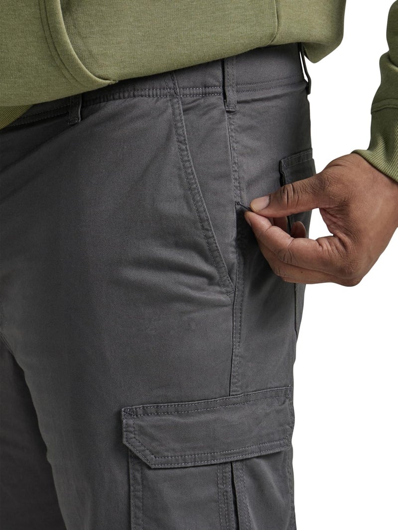 Lee Men's Extreme Motion Twill Cargo Pant Charcoal 36W x 30L - Image 3